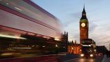 London - Bus and Elisabeth Tower